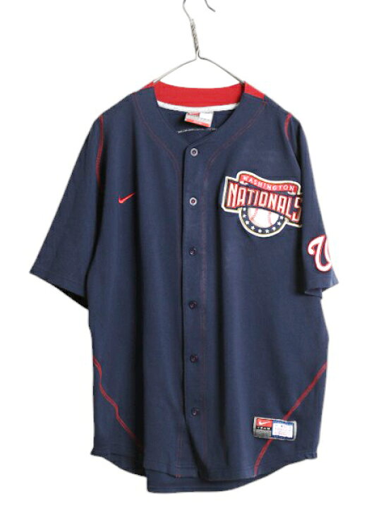 楽天市場】ナショナルズ ベースボール シャツ メンズ L / MLB