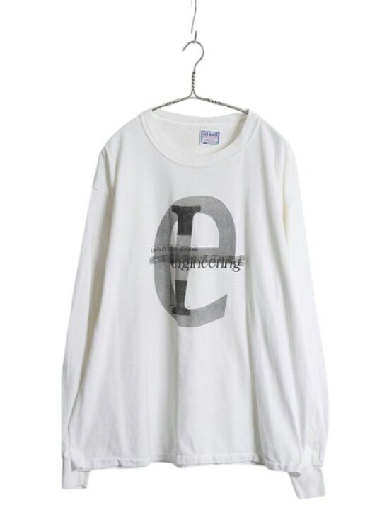 楽天市場】90s USA製 カレッジ アート プリント 長袖 Tシャツ メンズ 