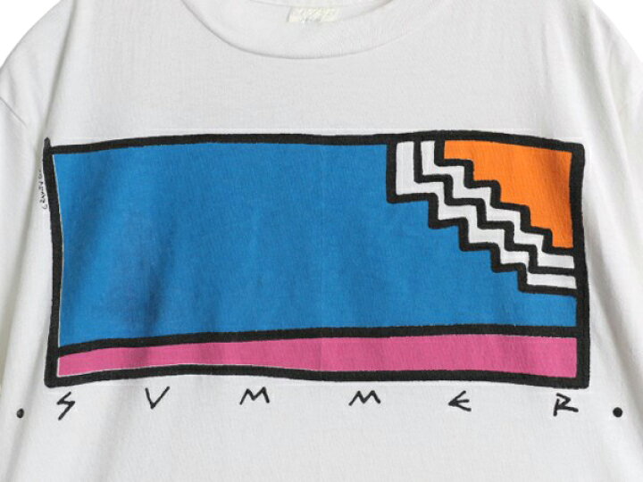 楽天市場】90s USA製 アート イラスト プリント Tシャツ メンズ 