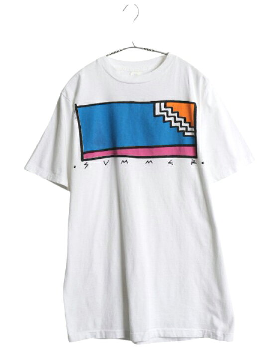 楽天市場】90s USA製 アート イラスト プリント Tシャツ メンズ 