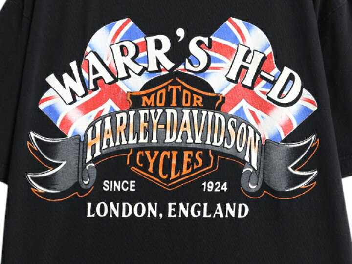 楽天市場】90s ハーレー ダビットソン 両面 プリント Tシャツ メンズ L  
