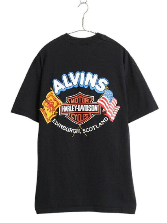 楽天市場】90s ハーレー ダビットソン 両面 プリント Tシャツ メンズ L  