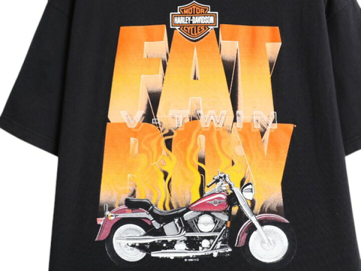 楽天市場】90s ハーレー ダビットソン 両面 プリント Tシャツ メンズ L  