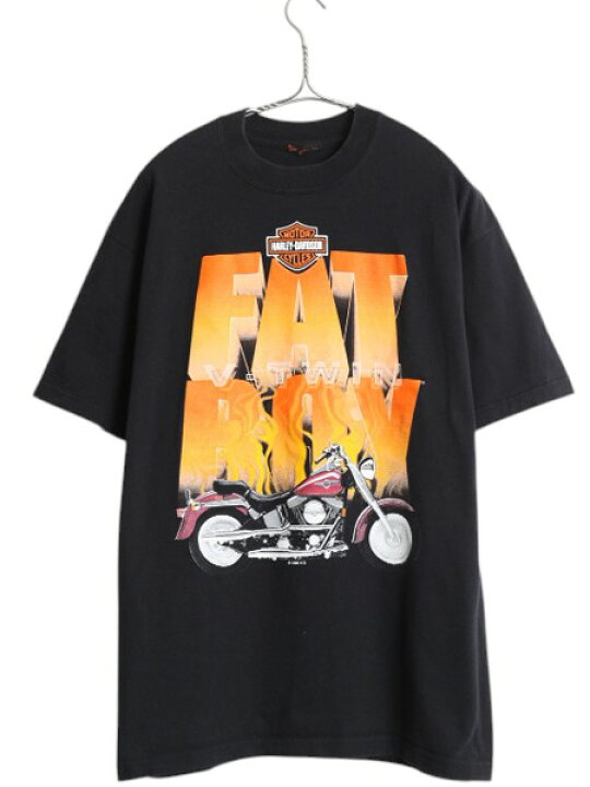 楽天市場】90s ハーレー ダビットソン 両面 プリント Tシャツ メンズ L  
