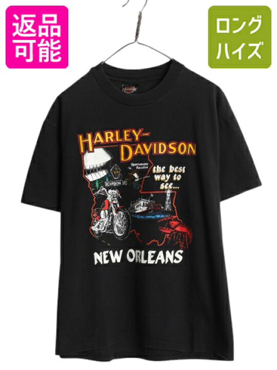 楽天市場】90s USA製 ハーレー ダビットソン 両面 プリント Tシャツ  