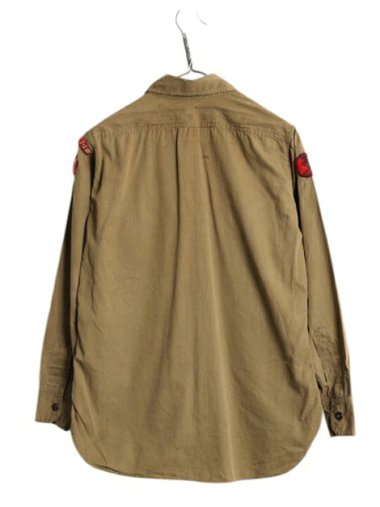 楽天市場】30s USA製 BSA ボーイスカウト 長袖 シャツ メンズ S 程 