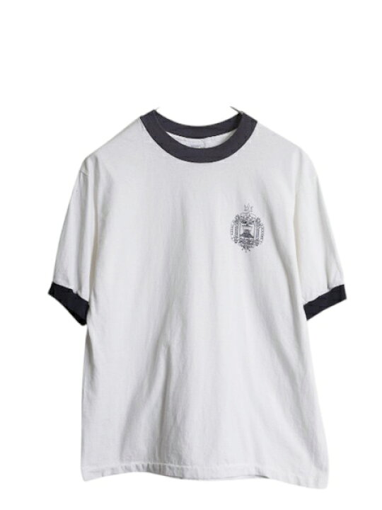 楽天市場】90s USA製 USNA ネイビー プリント リンガー Tシャツ メンズ 