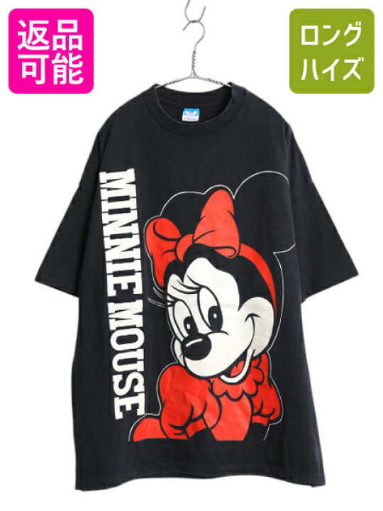 楽天市場】90s USA製 ミニー イラスト 両面 プリント Tシャツ メンズ 