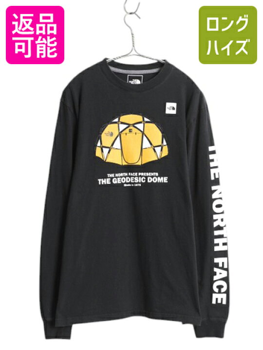 楽天市場】ノースフェイス プリント 長袖 Tシャツ メンズ M アウトドア 