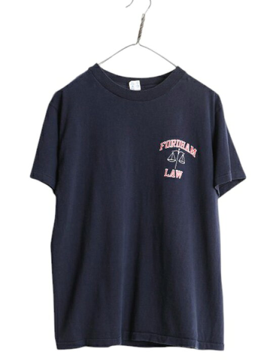 楽天市場】80s USA製 チャンピオン 3段 カレッジ プリント Tシャツ 