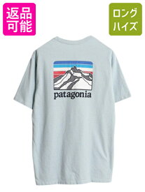 【2/7 マラソン最大半額SALE×P5倍!】 パタゴニア ポケット付き 両面 プリント 半袖 Tシャツ メンズ S 20年製 アウトドア ポケT グラフィック アート バックプリント カットソー| 古着 中古 Patagonia 半袖Tシャツ プリントTシャツ ポケットTシャツ クルーネック イラスト