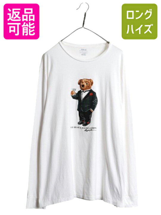 楽天市場】ポロベア ポロ ラルフローレン プリント 長袖 Tシャツ 