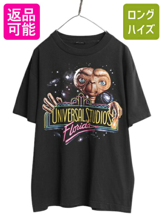 楽天市場】90s ☆ ユニバーサルスタジオ E.T. イラスト プリント T 