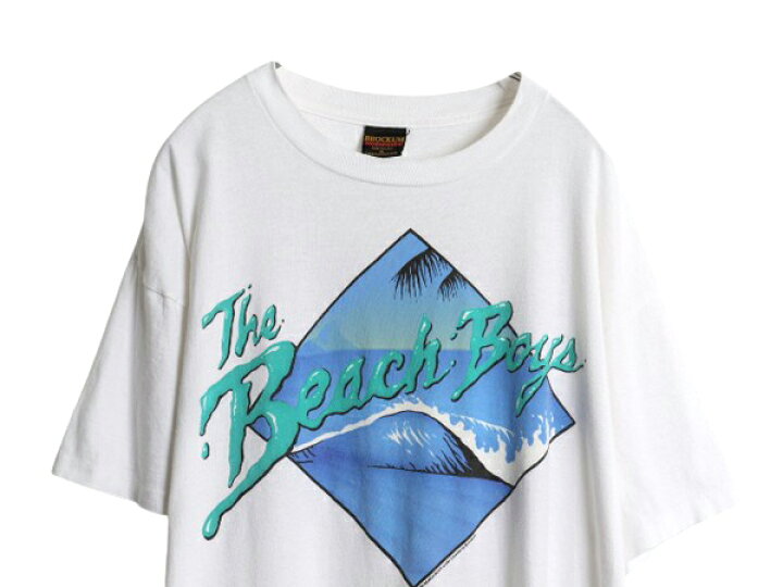 楽天市場】90s USA製 ☆ ビーチボーイズ イラスト プリント Tシャツ 