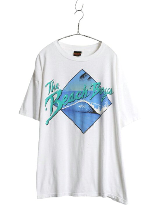 楽天市場】90s USA製 ☆ ビーチボーイズ イラスト プリント Tシャツ