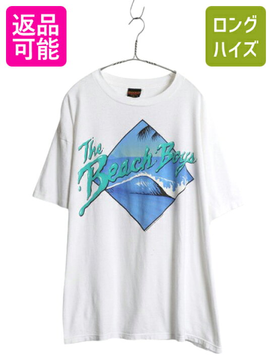 楽天市場】90s USA製 ☆ ビーチボーイズ イラスト プリント Tシャツ 