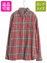 00s ポロ ラルフローレン チェック フランネル ウエスタン シャツ メンズ XL / オールド 長袖シャツ ネルシャツ 大きいサイズ マルチカラー| 古着 中古 00年代 POLO RALPH LAUREN ウェスタン ネル フランネルシャツ ウエスタンシャツ ポニー無し カジュアル ポケット付き