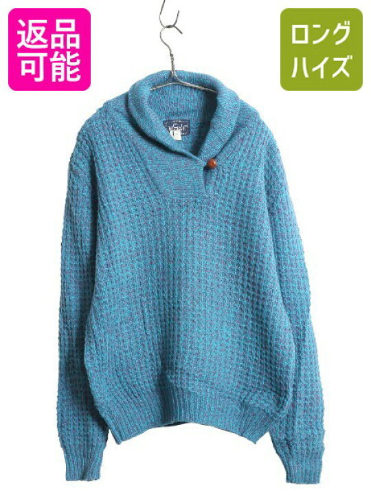楽天市場】80s ウールリッチ ショールカラー ニット セーター 