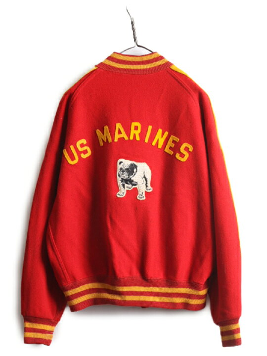 楽天市場】60s USA製 ☆ USMC ウール スタジャン メンズ L / 60年代  