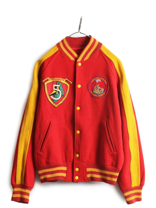 楽天市場】60s USA製 ☆ USMC ウール スタジャン メンズ L / 60年代  