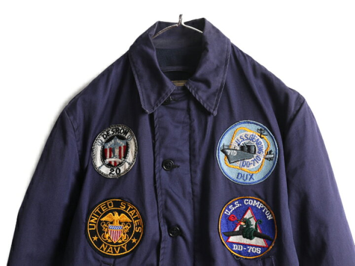 楽天市場】フルパッチ 60s ☆ US NAVY 米軍実物 ユーティリティ  