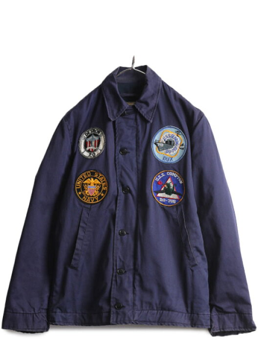 楽天市場】フルパッチ 60s ☆ US NAVY 米軍実物 ユーティリティ 