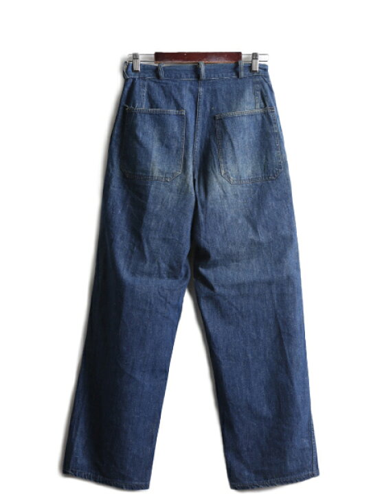 楽天市場】40s ☆ US NAVY 米軍実物 M-45 デニム ベイカー パンツ  