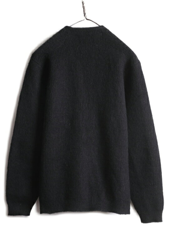 楽天市場】60s 70s 黒 ☆ モヘア ウール ニット カーディガン メンズ M  