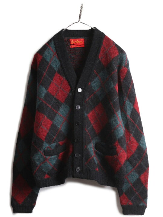 楽天市場】60s USA製 ☆ Jantzen アーガイル モヘア ウール ニット  