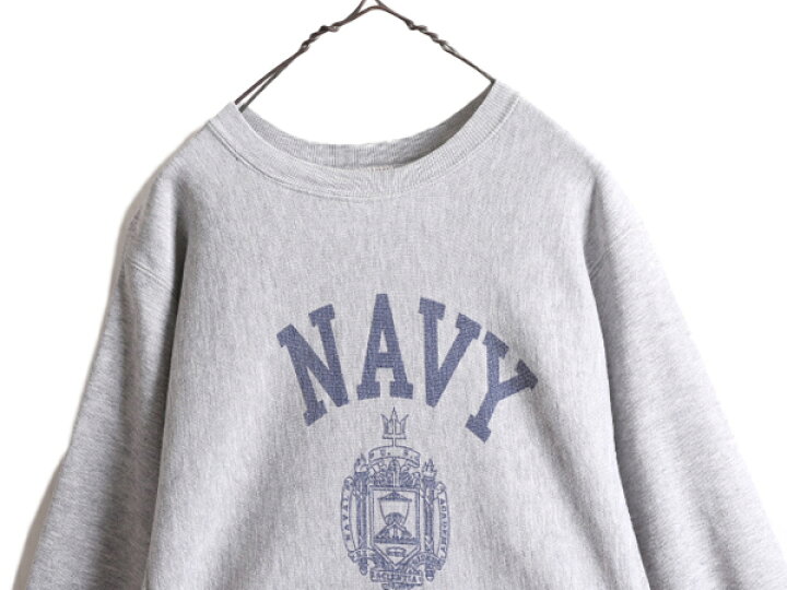 楽天市場】70s 単色タグ ☆ チャンピオン リバースウィーブ US NAVY 染 