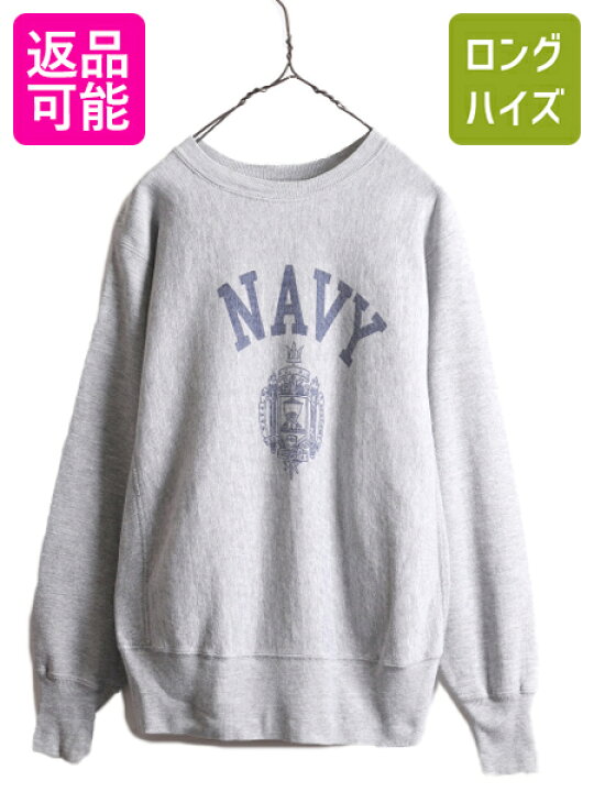 楽天市場】70s 単色タグ ☆ チャンピオン リバースウィーブ US NAVY 染 