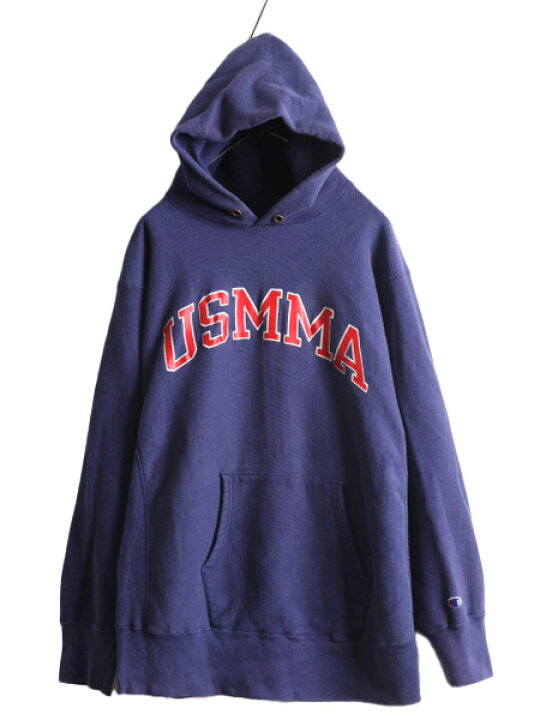 楽天市場】80s ☆ チャンピオン リバースウィーブ USMMA プリント 