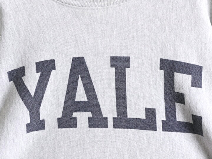 楽天市場】80s USA製 ☆ チャンピオン リバースウィーブ YALE 染込み 
