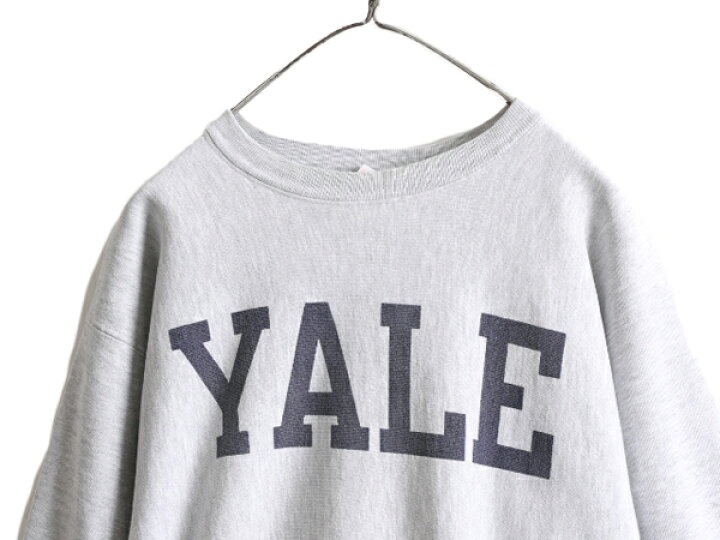 楽天市場】80s USA製 ☆ チャンピオン リバースウィーブ YALE 染込み  