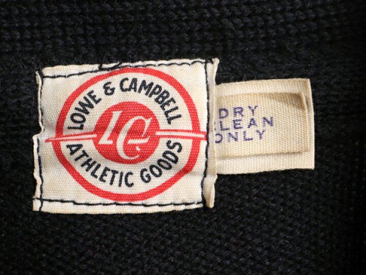 楽天市場】40s 50s 黒 ☆ LOWE & CAMPBELL ウール ニット ワーク 