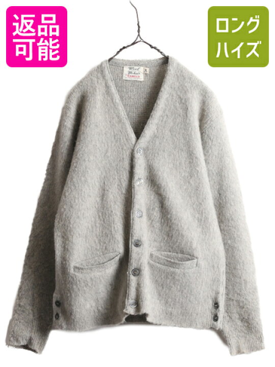 楽天市場】60s USA製 ☆ CAMPUS 毛長 モヘア ウール ニット  