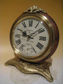 【1、2日はポイント5倍】 置き時計 置時計 時計 インテリア ブラウン ゴールド 置物オブジェ アンティーク ロマンチック 姫系グレープ置時計 大人 カワイイ ラグジュアリー