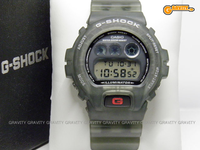 CASIO カシオ 高額売筋 G-SHOCK ジーショック 倉 Gショック腕時計 デジタルウオッチ 海外専売 DW-6900 ホワイトロゴモデル グレースケルトン 未使用品 DW-069