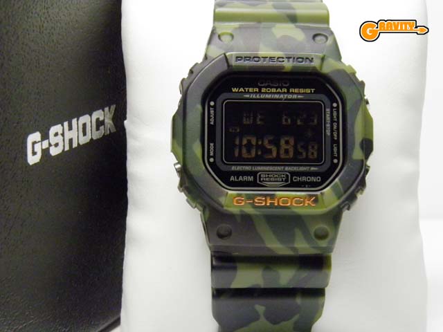 DW-5600CF-3JF G-PYTHON(Gパイソン）カモフラ 緑迷彩 スピードモデル【中古】 メンズ腕時計