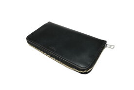 butler verner sails バトラーバーナーセイルス HORWEEN レザーラウンドジップウォレット ブラック 長財布 牛革 日本製 メンズ ブランド 送料無料 JW-1634