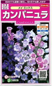 花の種 カンパニュラ　メイミックス　約62粒　（株）サカタのタネ 実咲