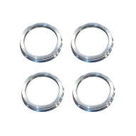 アルミ製 ハブリング 外径66mm 車両ハブ径60mm 厚さ10mm（実測9mm） 4個セット ホイール固定 純正ホイー…