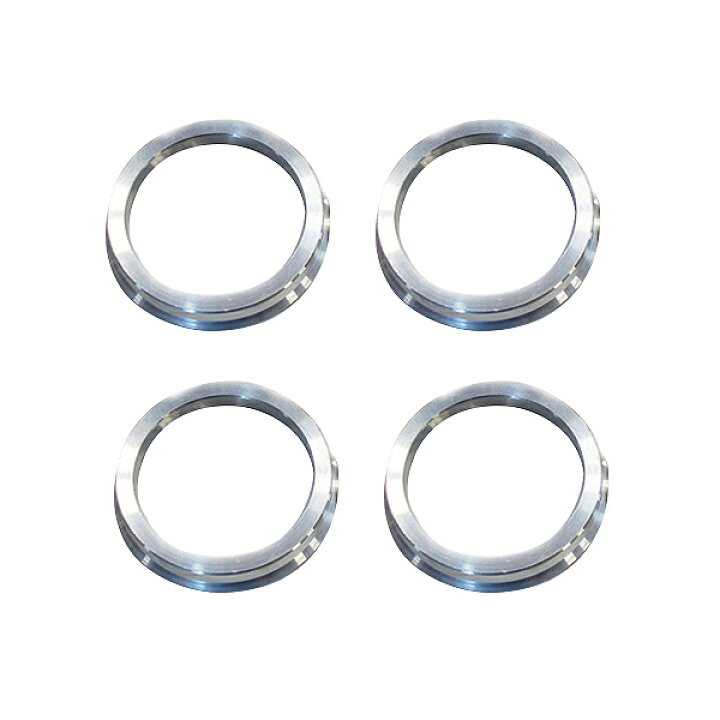 楽天市場】アルミ製 ハブリング 外径66mm 車両ハブ径60mm 厚さ10mm 