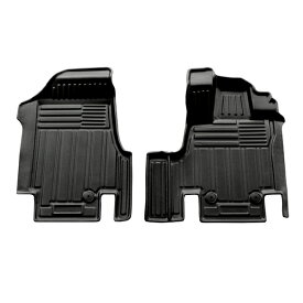 【送料無料】 防水 3D フロアマット 日産 セレナ C27 ブラック 黒 フロントのみ 2P 車用 内装 3D立体構造