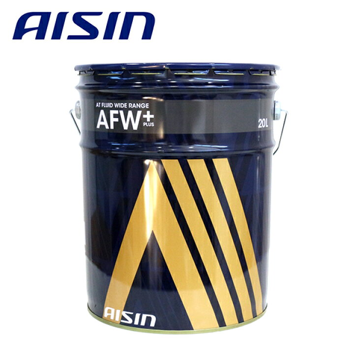 AISIN アイシン精機 ATフルード ATFワイドレンジ AFW+ 20L缶 ATF6020 ATF AFW 20L オートマチック  トランスミッションフルード GREEN_Shop