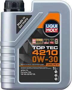LIQUI MOLY L gbvebN4210 0W30 1L 21604 LIQUI MOLY L GWIC 0W-30 1L 1bg Motor Oil Top Tec 4210 0W30 gbvebN4210 K\/fB[[p ᖀC tHNX[Q 