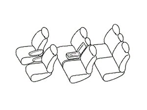 【送料無料】 PVC レザー シートカバー エスクァイア Esquire ZRR80系 ZRR85 H26/10〜H29/6 8人乗り用 ブラック パンチング フルセット 内装 本革調 レザー仕様 座席 純正 交換 ワンランク上の ベーシッ