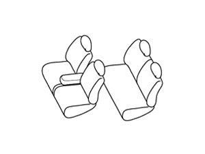 【送料無料】 PVC レザー シートカバー ekワゴン B11W H25/6〜H27/10 4人乗り用 ブラック パンチング フルセット 内装 本革調 レザー仕様 座席 純正 交換 ワンランク上の ベーシック