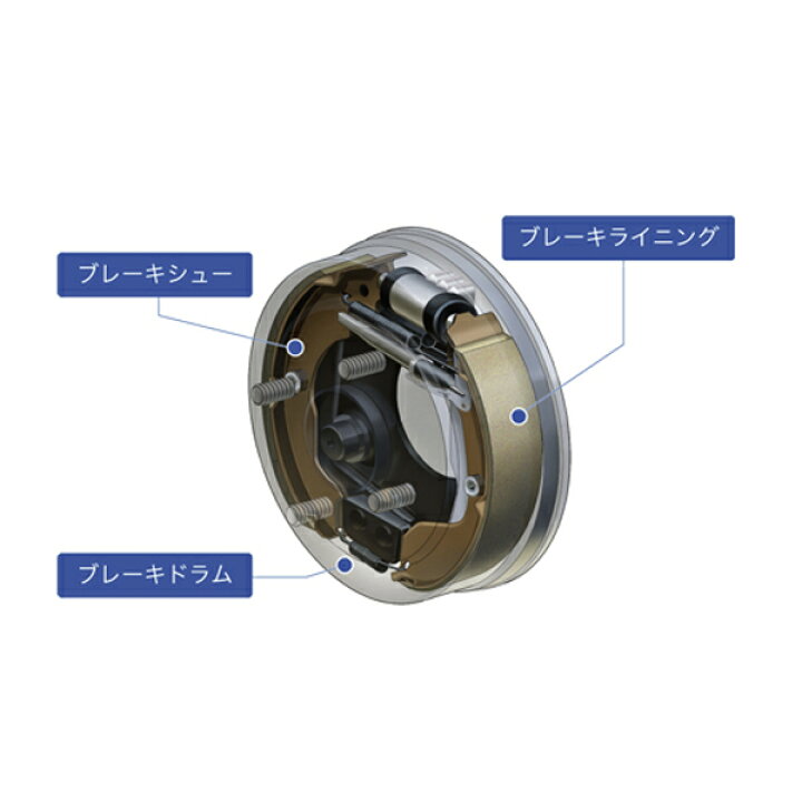 楽天市場】曙 AKEBONO ハイエース200系 KDH200V,K ブレーキシュー 前後 
