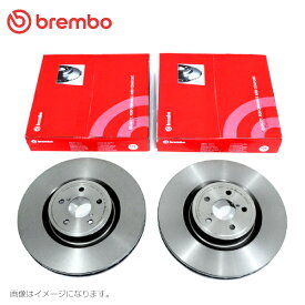 brembo ブレンボ VOLVO S60 FB4154T リア用 ブレーキローター 2枚セット 08.A537.11 ボルボ 31471746 ブレーキ ディスク ローター